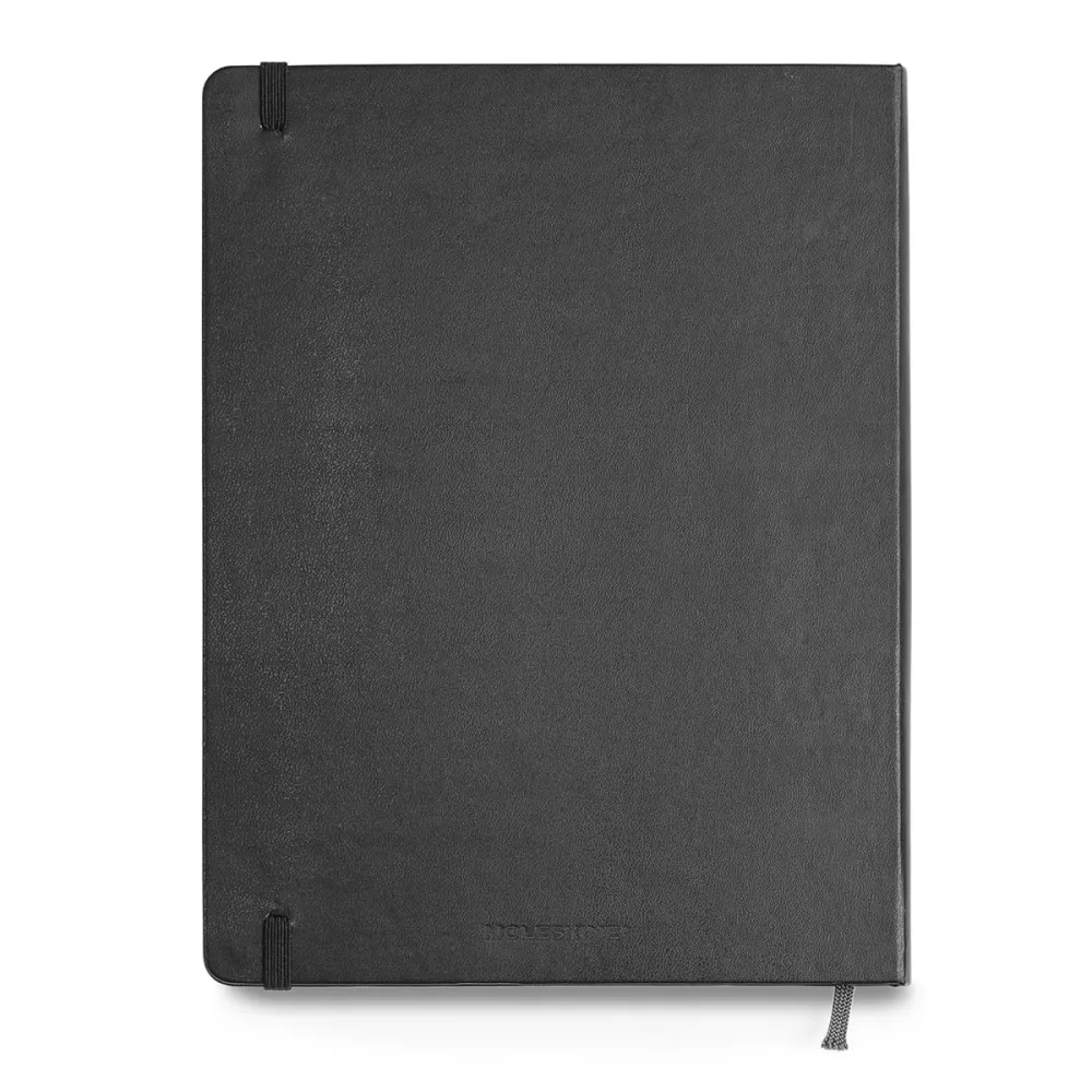 Moleskine® Hard Cover Ruled X-Large Notebook - Black