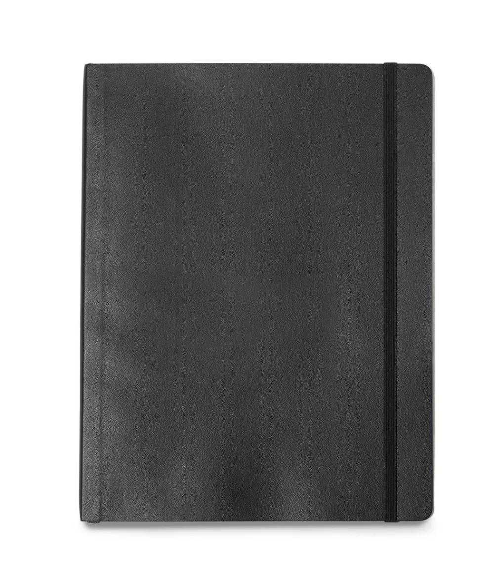 Cahier à couverture souple Moleskine® à lignes - Grand format - Noir
