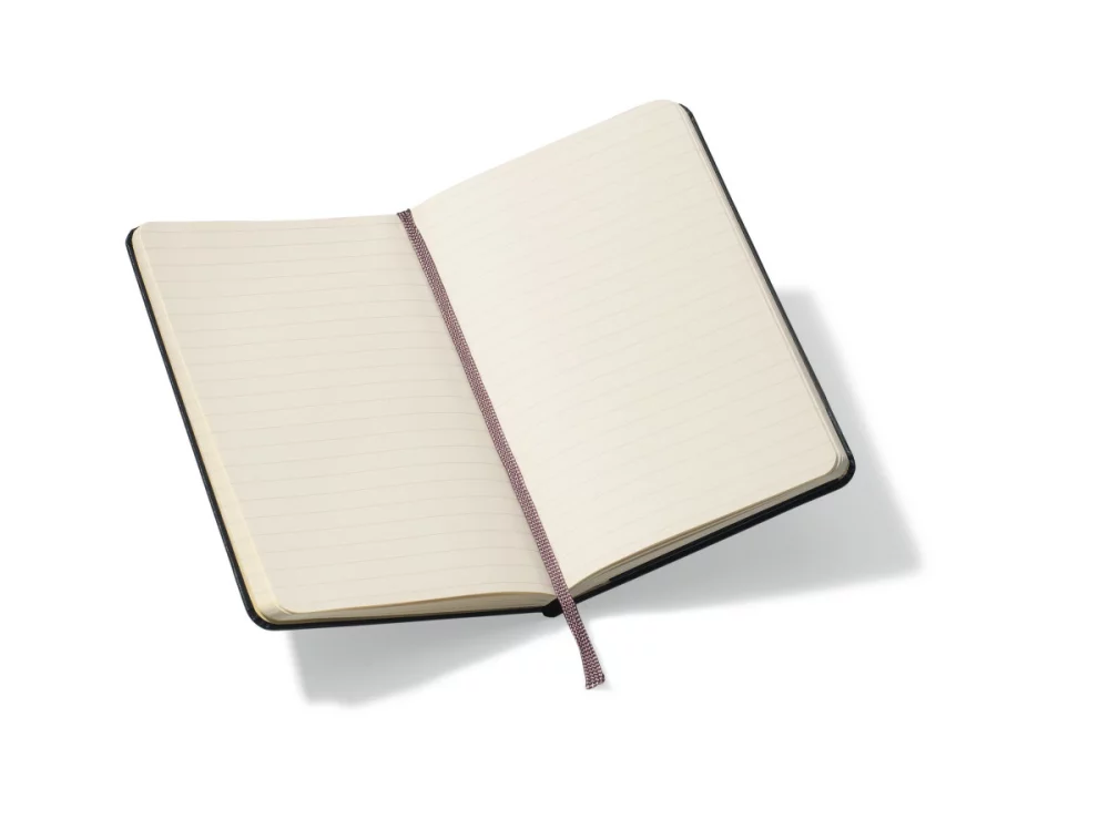 Carnet de poche à couverture rigide Moleskine® à lignes - Noir