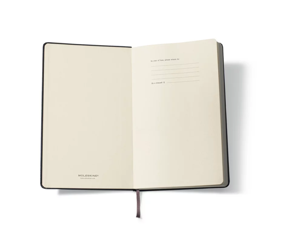 Moleskine® Hard Cover Ruled Pocket Notebook - Black