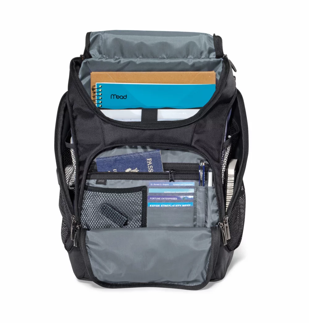 Travis & Wells® Denali Laptop Backpack - Black