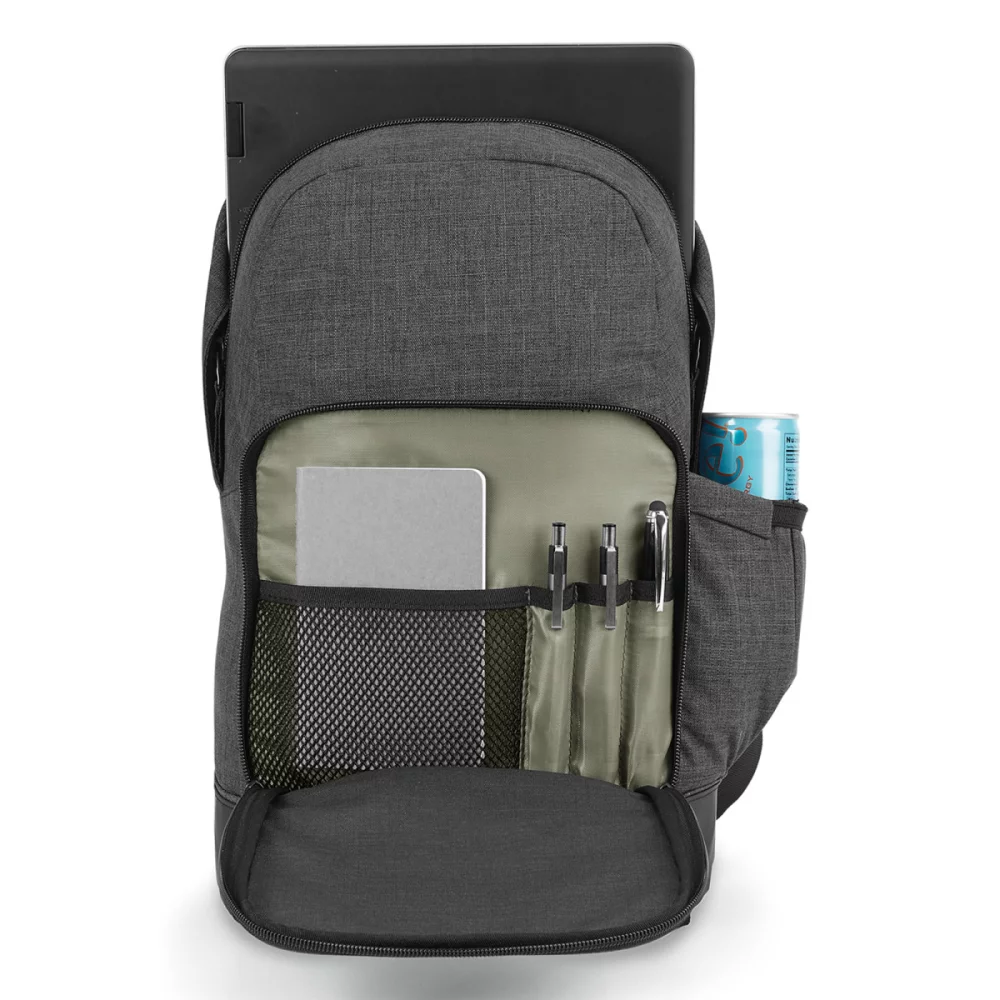 Heritage Supply Tanner Sling Bag - Charcoal Heather-Black
