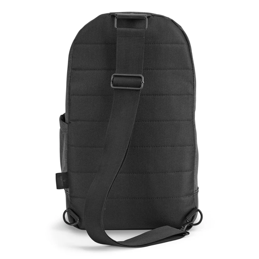 Heritage Supply Tanner Sling Bag - Charcoal Heather-Black