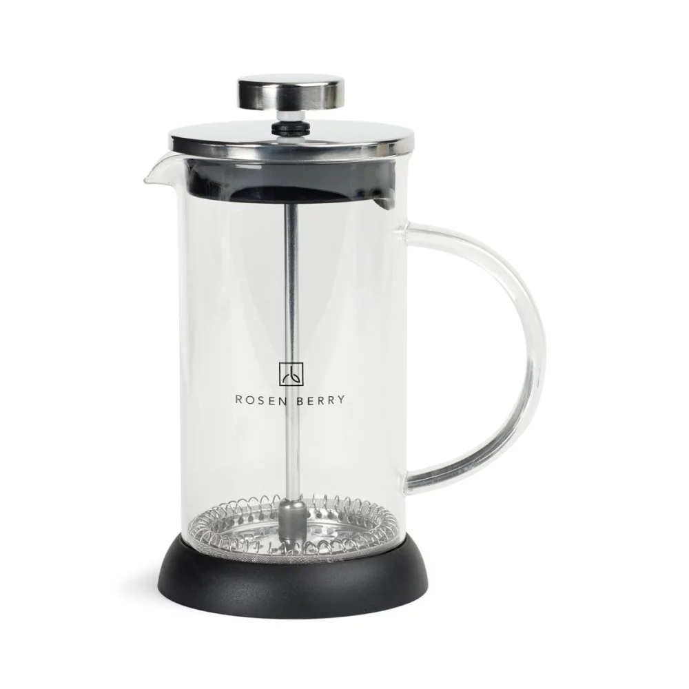 Barista Glass Coffee Press - 12 Oz. - Black