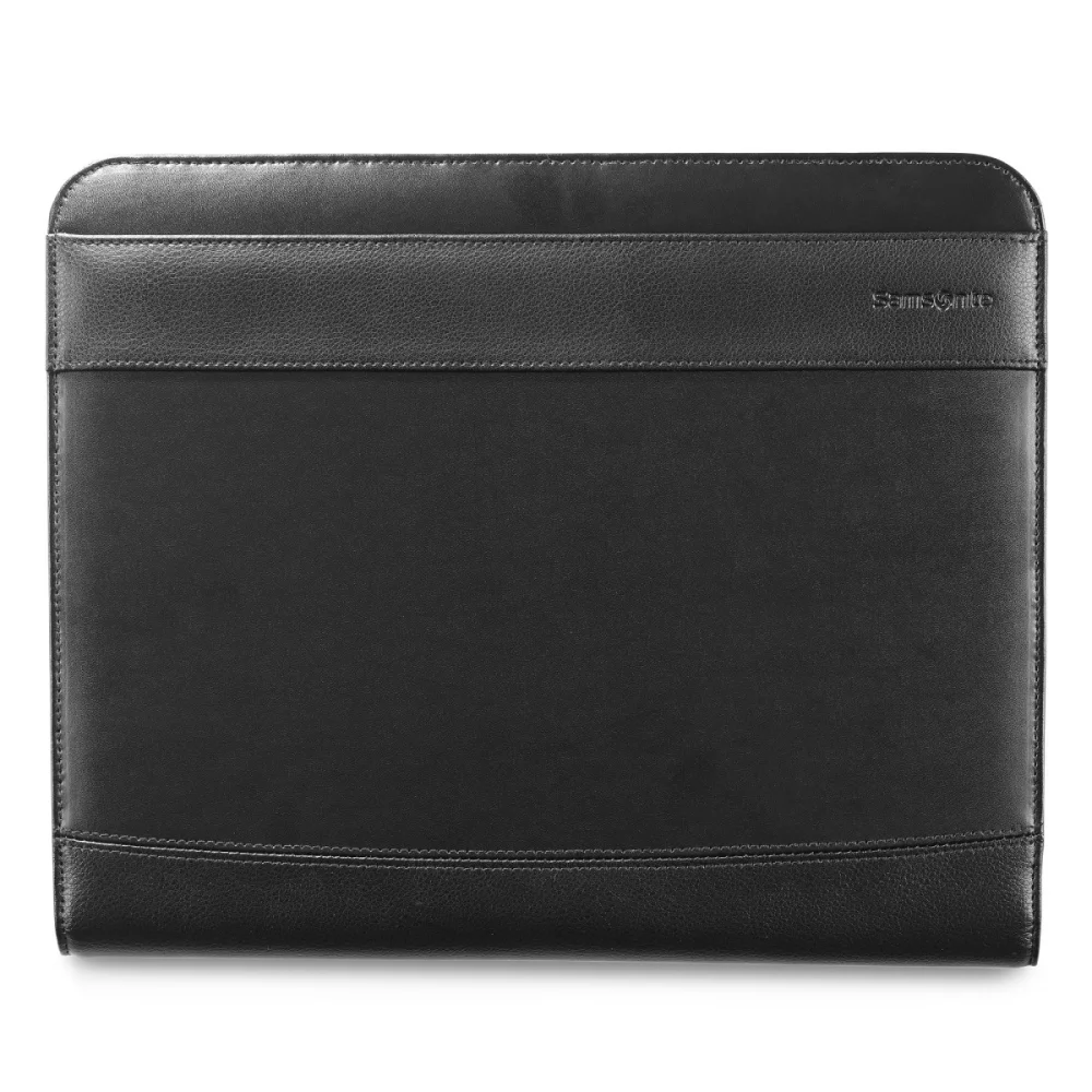 Samsonite Peyton Leather Writing Pad - Black