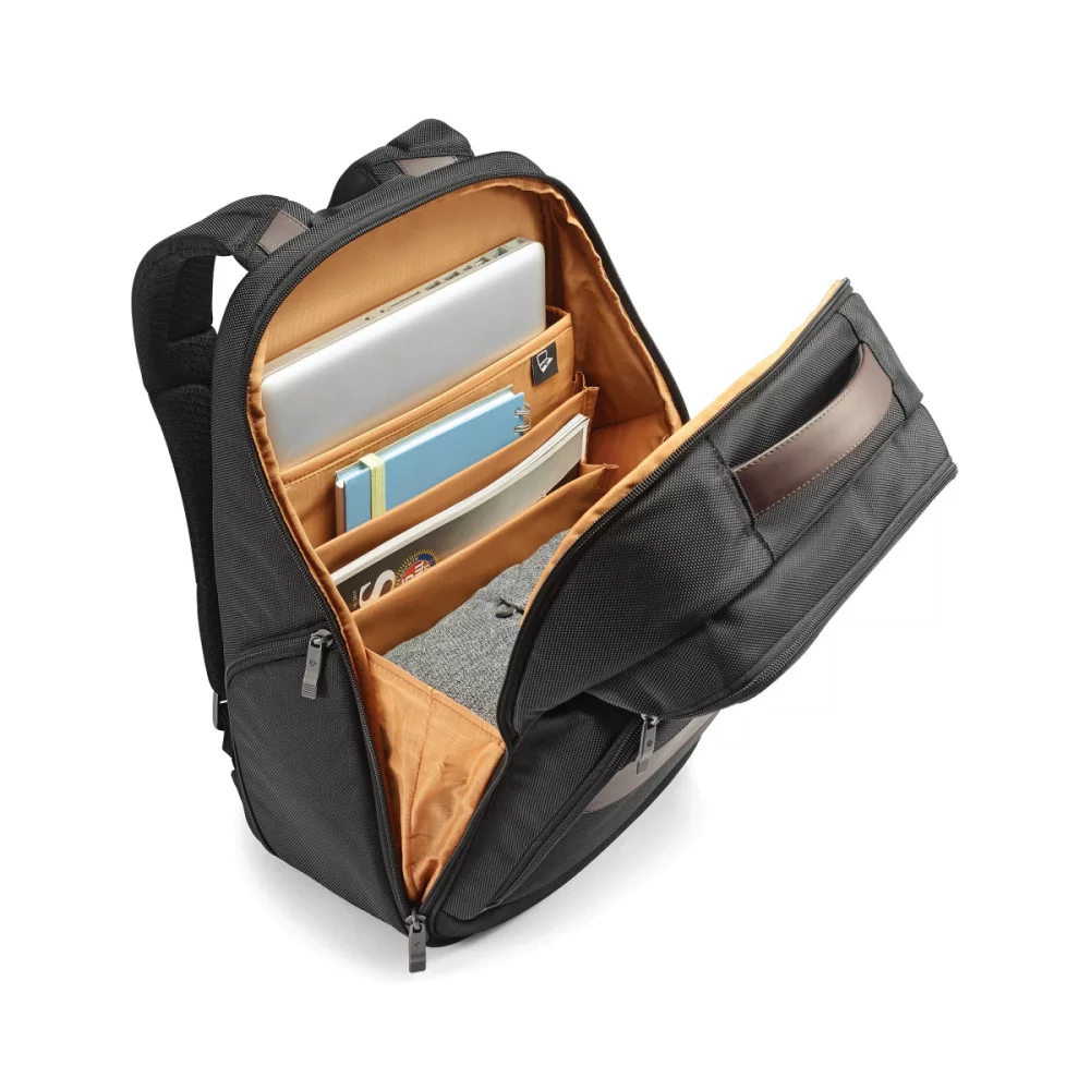 Samsonite Kombi Large Backpack - Black-Brown