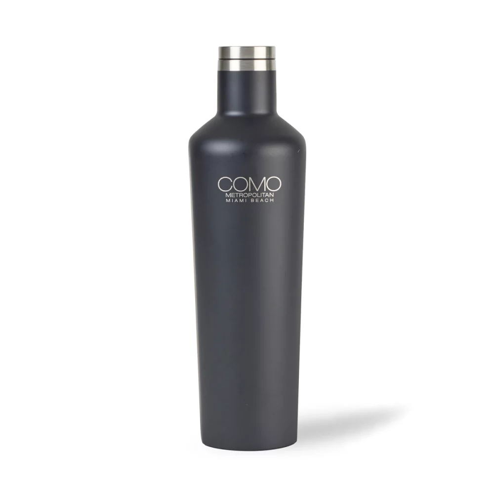 Ensemble cadeau CORKCICLE® Canteen & Stemless Wine Cup - Noir mat