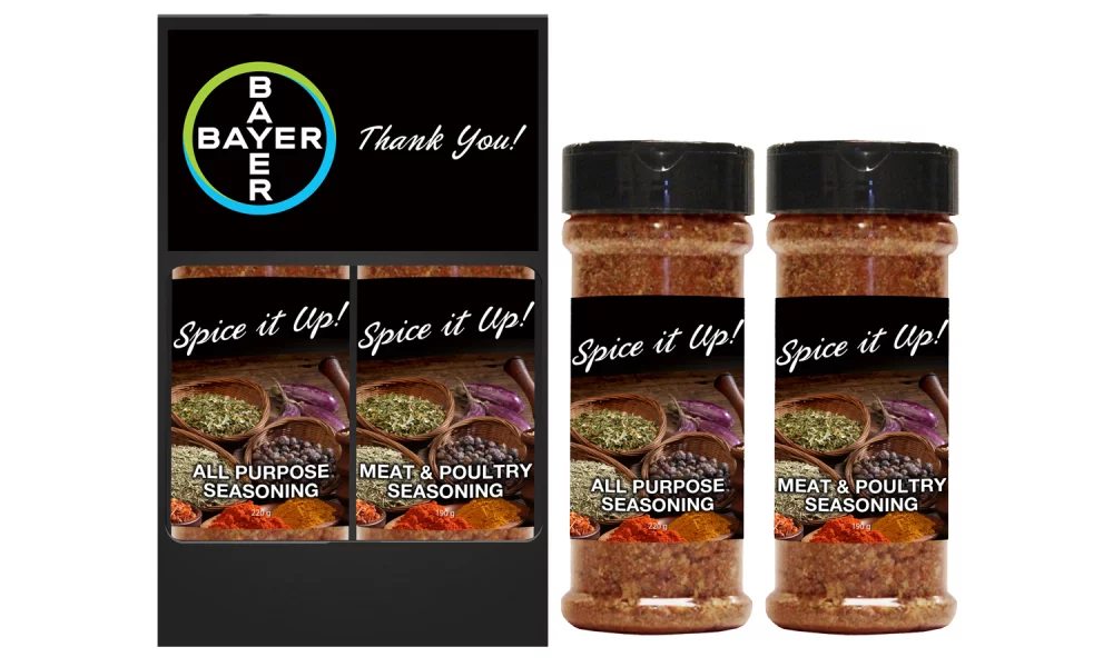 2 Pack Spice/Rubs (8 Oz by Vol.) - Black
