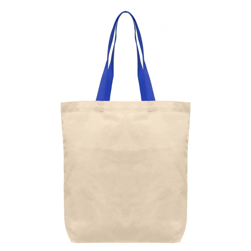 Tonga - 5 oz Natural Cotton Tote w/ Color Straps