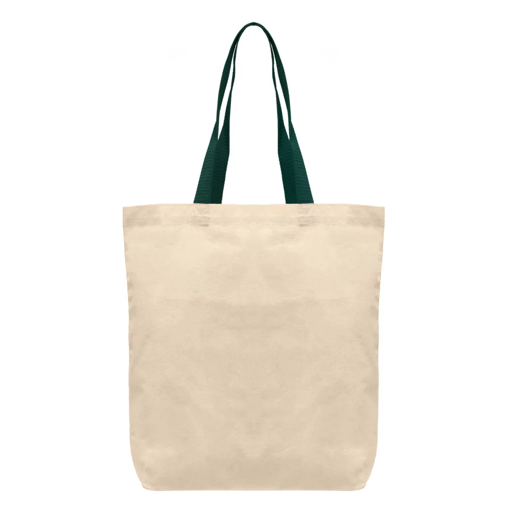 Tonga - 5 oz Natural Cotton Tote w/ Color Straps