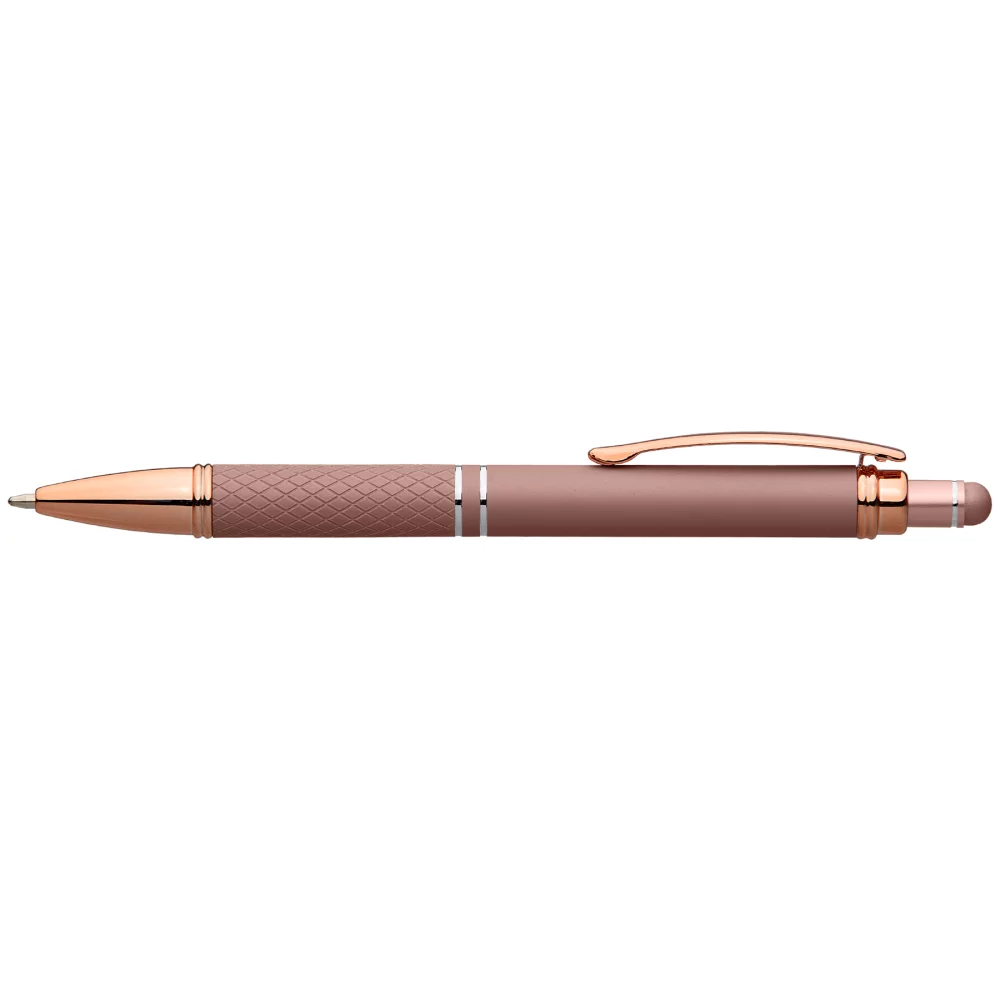Stylo métallique Phoenix Softy Rose Gold avec stylet - ColorJet