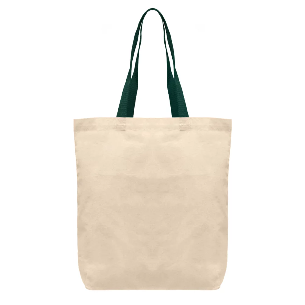 Tonga - 5 oz Natural Cotton Tote w/ Color Straps - ColorJet