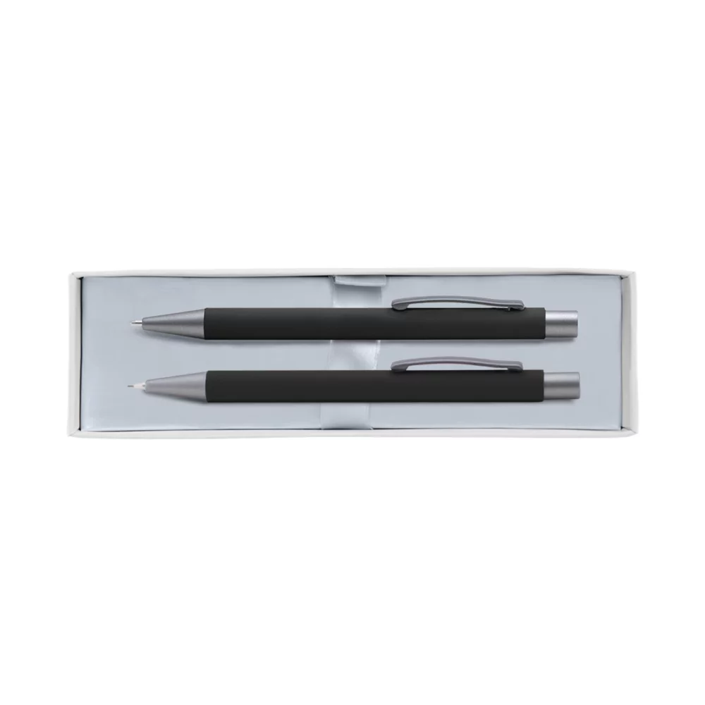 Ensemble cadeau stylo et crayon Bowie - ColorJet sur le stylo, le crayon et la boîte