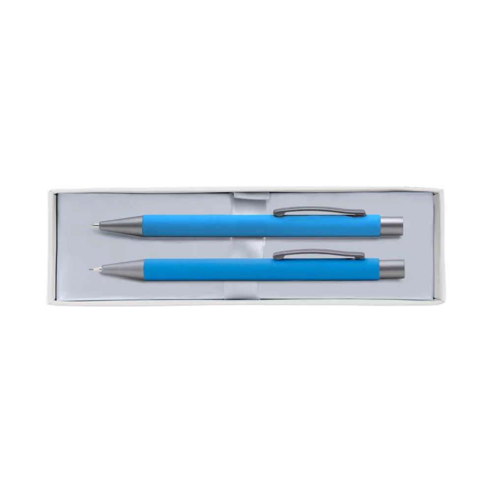 Ensemble cadeau stylo et crayon Bowie - ColorJet sur le stylo, le crayon et la boîte