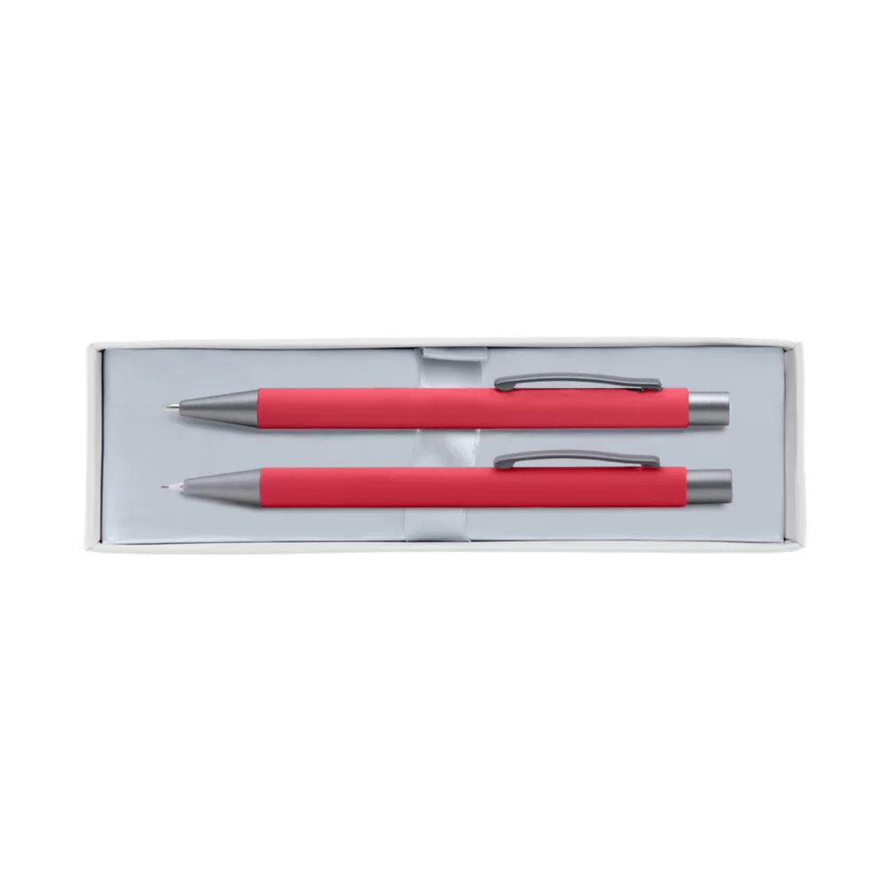 Ensemble cadeau stylo et crayon Bowie - ColorJet sur le stylo, le crayon et la boîte
