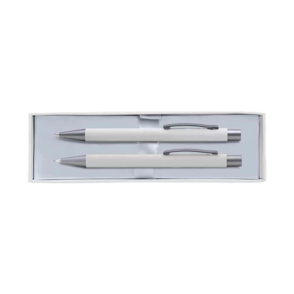 Ensemble cadeau stylo et crayon Bowie - ColorJet sur le stylo, le crayon et la boîte