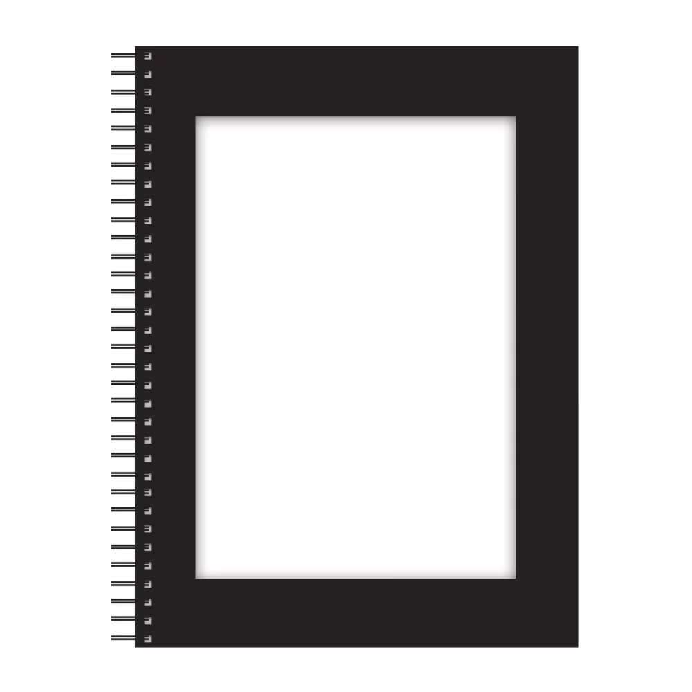 Journal de fenêtre SimpliColor 6x8 - Cahier de couverture en couleur numérique complète