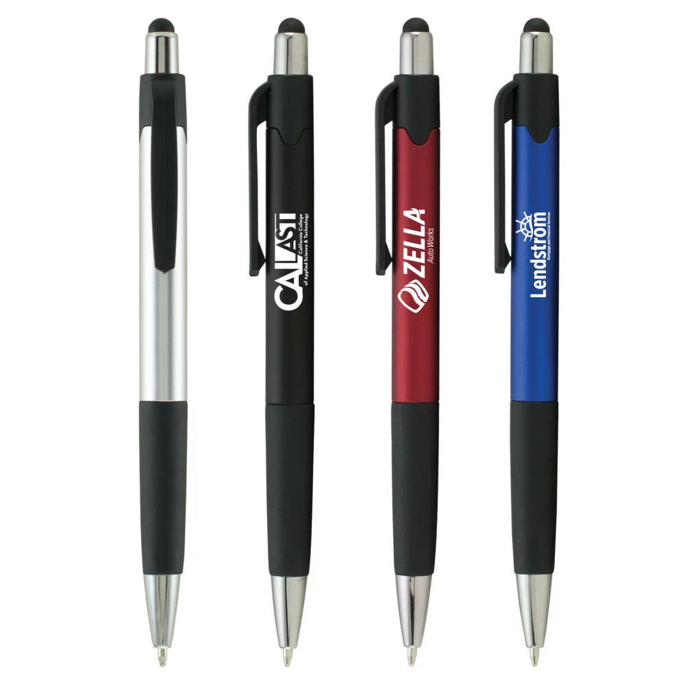 Stylo à stylet métallique lisse