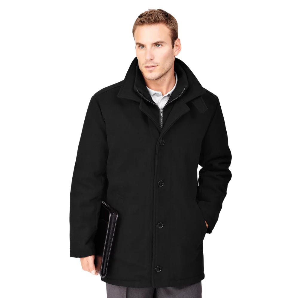 Manteau de marin isolé en laine Melton pour hommes de Bayside