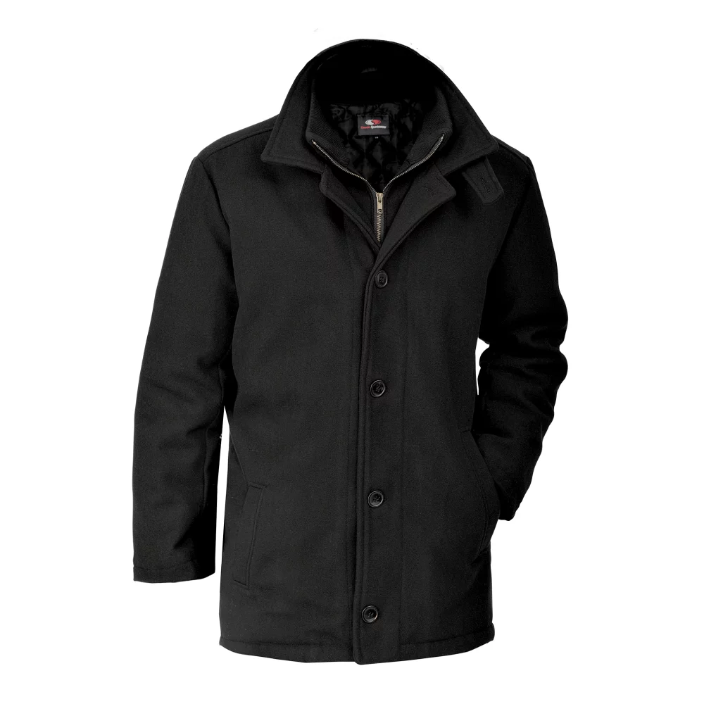Manteau de marin isolé en laine Melton pour hommes de Bayside