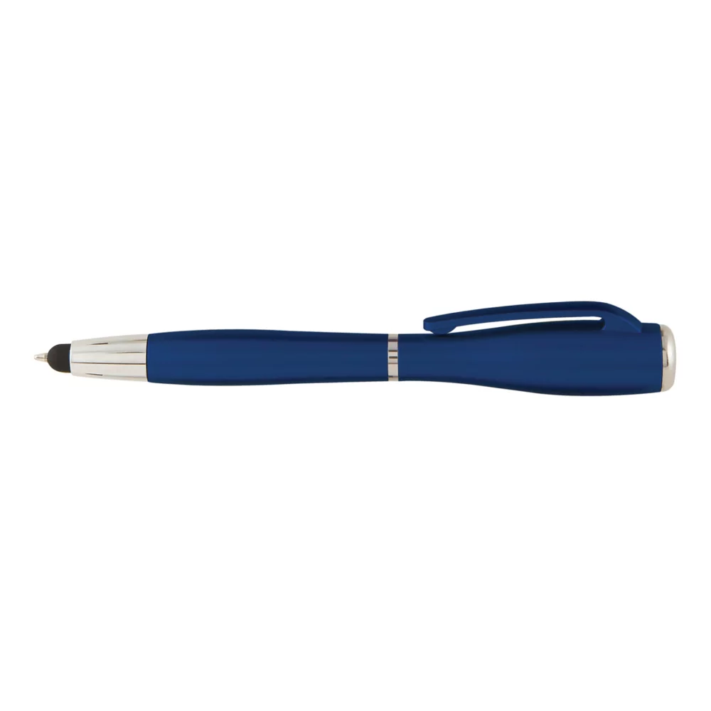 Stylet Nova Touch (métallique) avec lampe de poche LED.