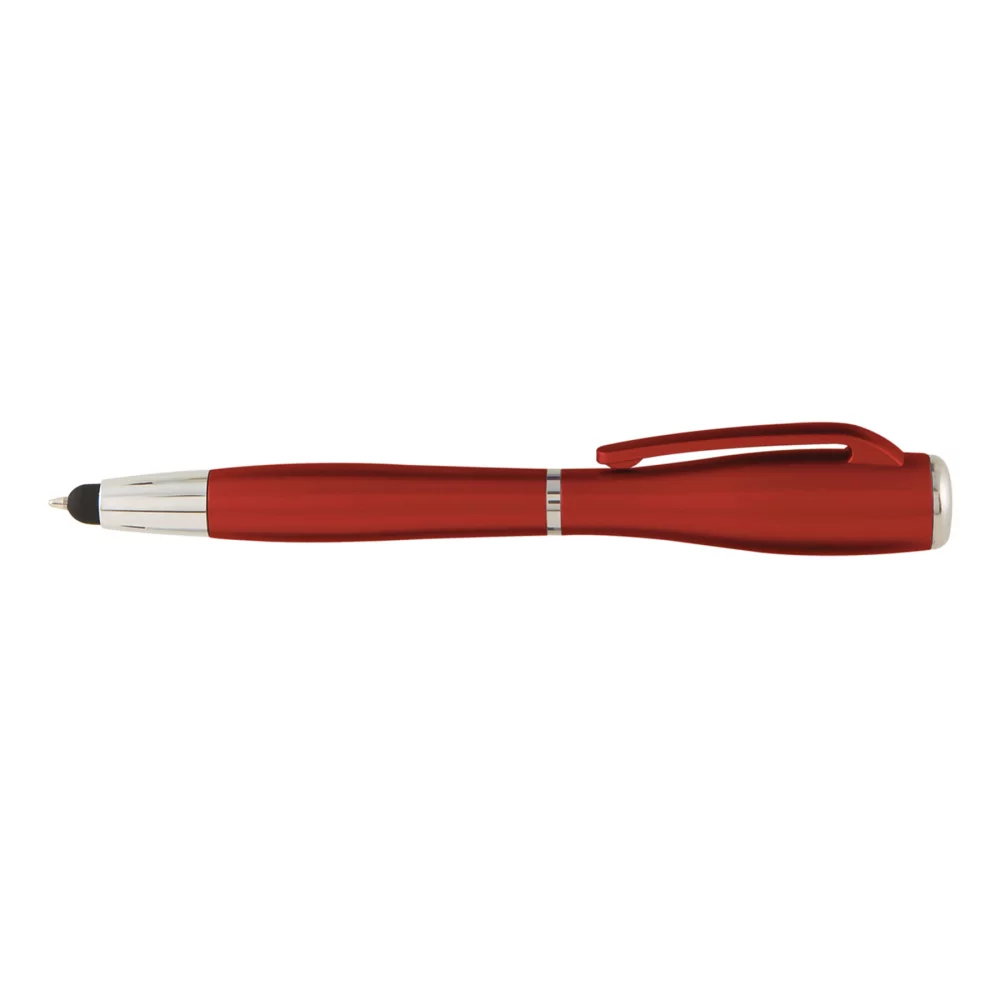 Stylet Nova Touch (métallique) avec lampe de poche LED.