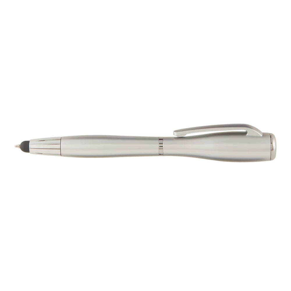 Stylet Nova Touch (métallique) avec lampe de poche LED.