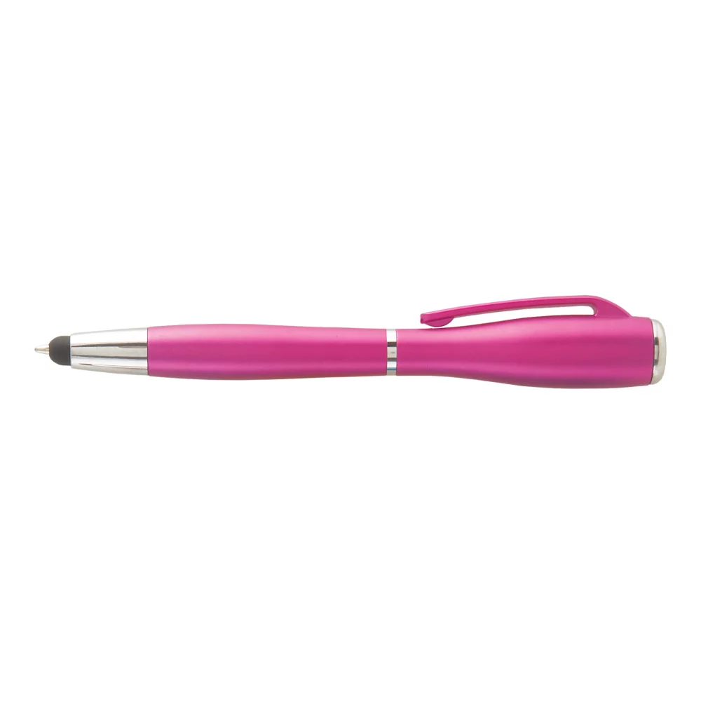 Stylet Nova Touch (métallique) avec lampe de poche LED.