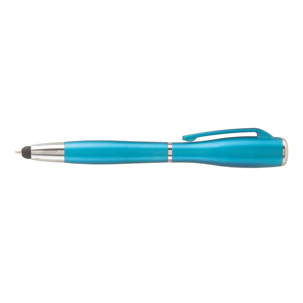 Stylet Nova Touch (métallique) avec lampe de poche LED.