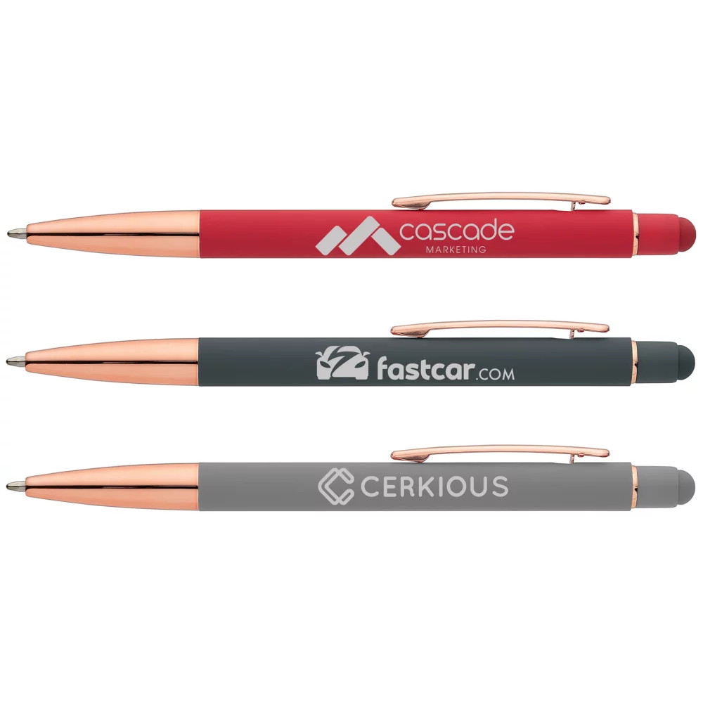 Stylo-gel Sonic Softy Rose Gold avec stylet - Laser