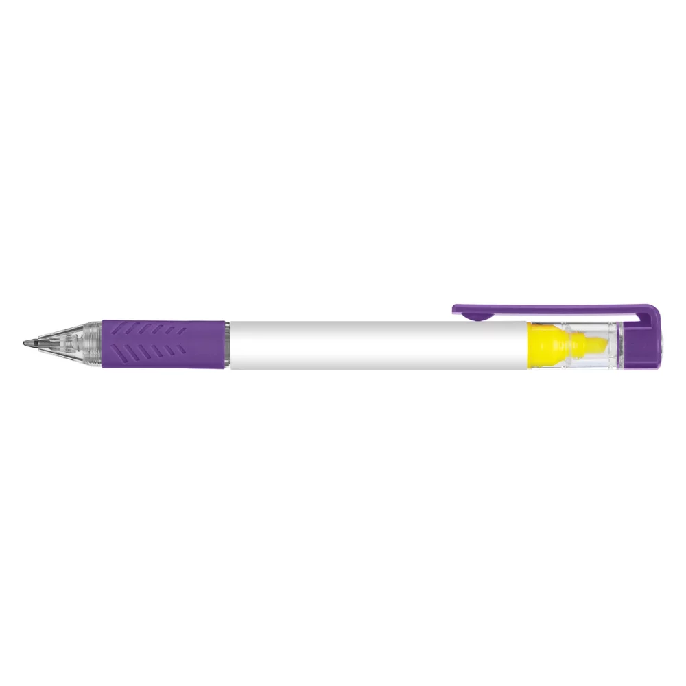 Surligneur et stylo Duplex Brights (Impression numérique en couleur intégrale)