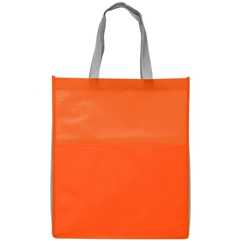 Rome RPET - Recycled Non-Woven Tote with 210 D Pocket