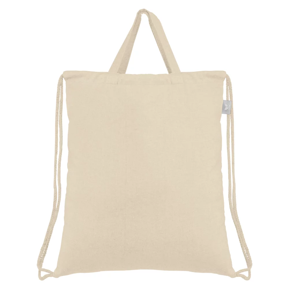 Palma - Recycled 5 oz. Cotton Drawstring Bag - ColorJet