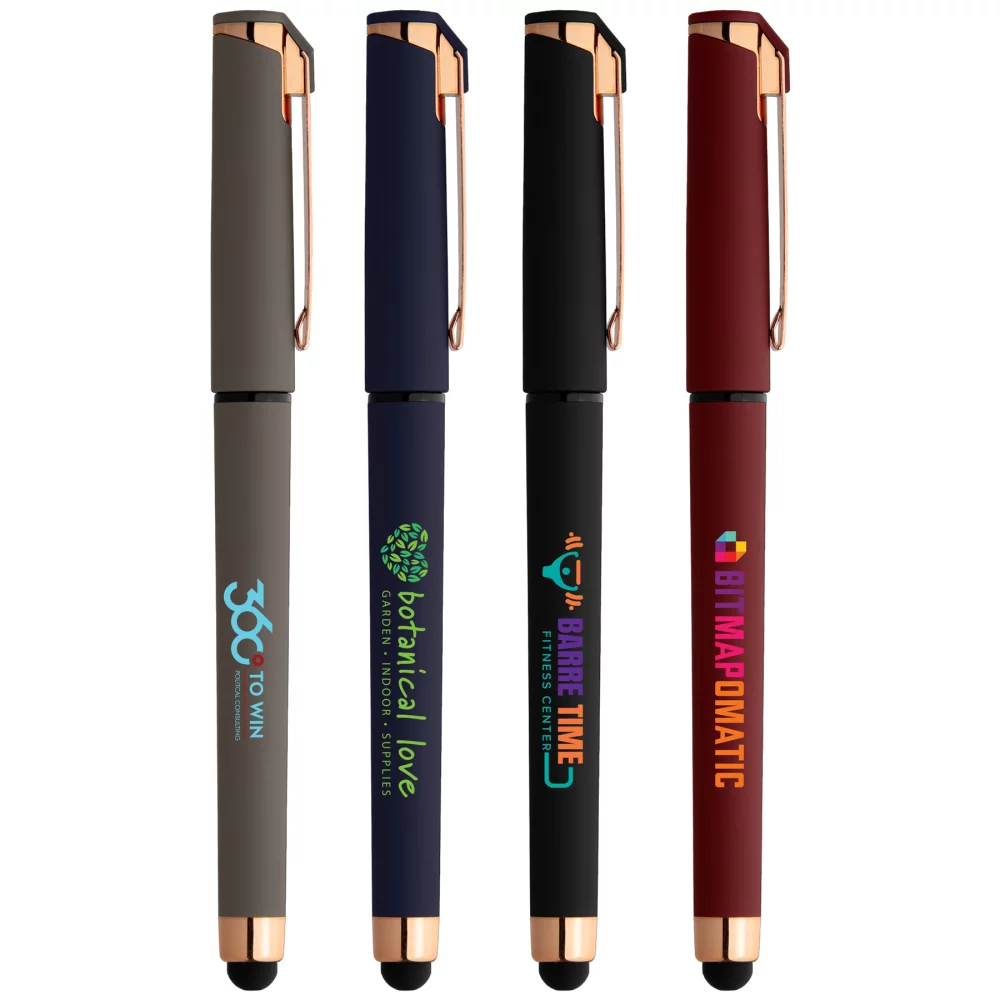 Stylo-gel Islander Softy Rose Gold avec stylet - ColorJet