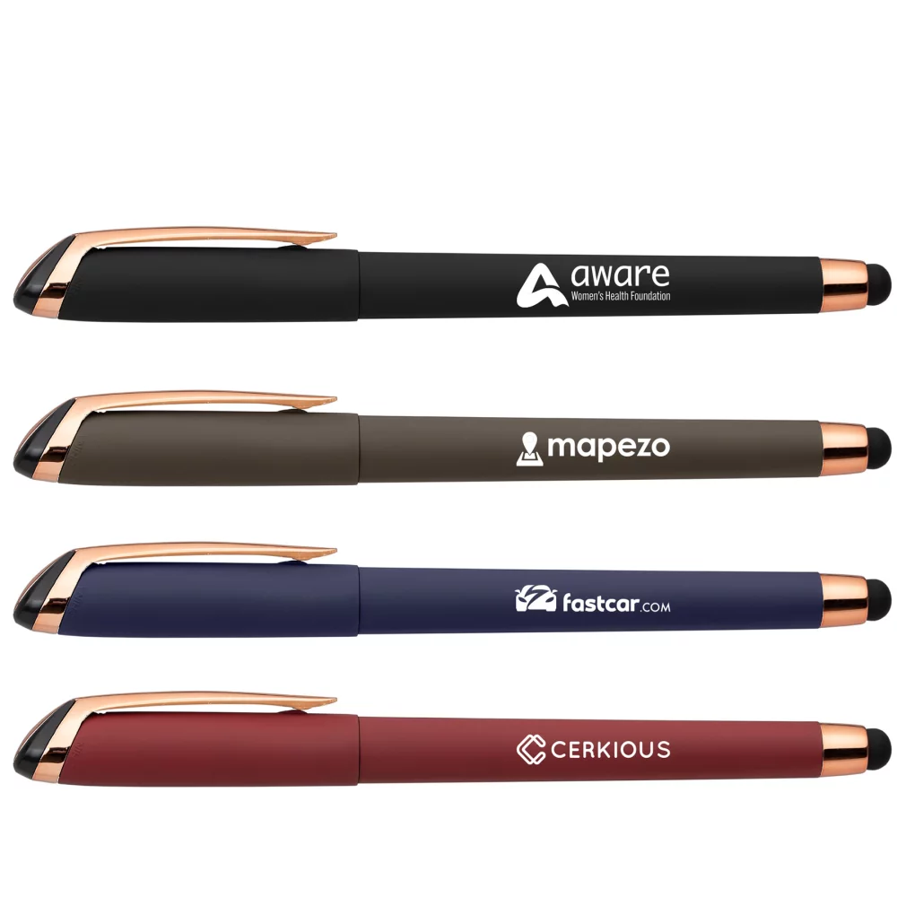 Stylo Gazelle Gel Softy Rose Gold avec stylet