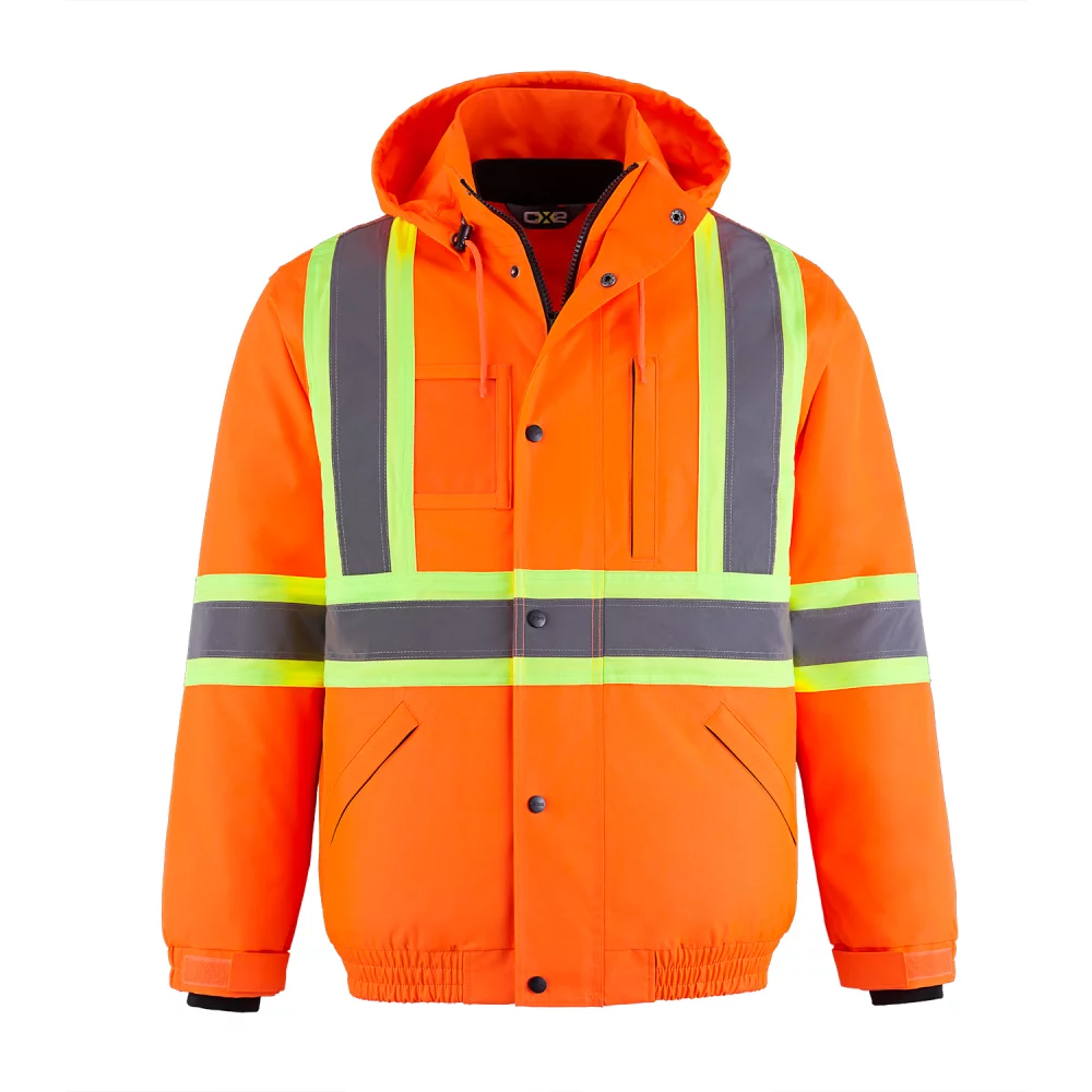 Veste de bombardier haute visibilité 3 en 1