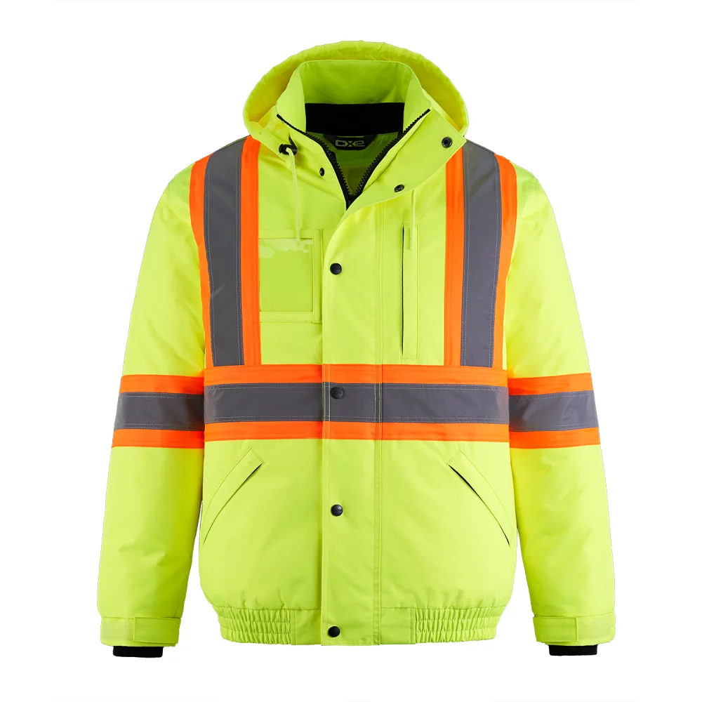Veste de bombardier haute visibilité 3 en 1