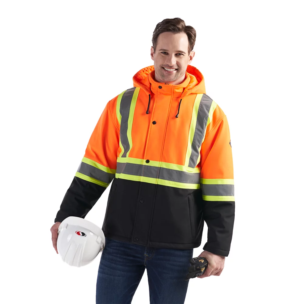 Hi-Vis Insulated Softshell Jacket