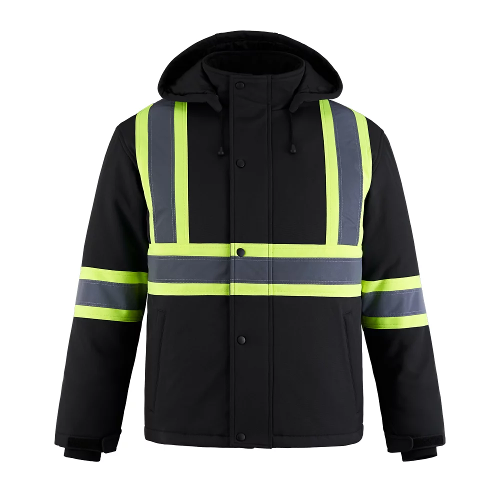 Veste softshell isolée haute visibilité