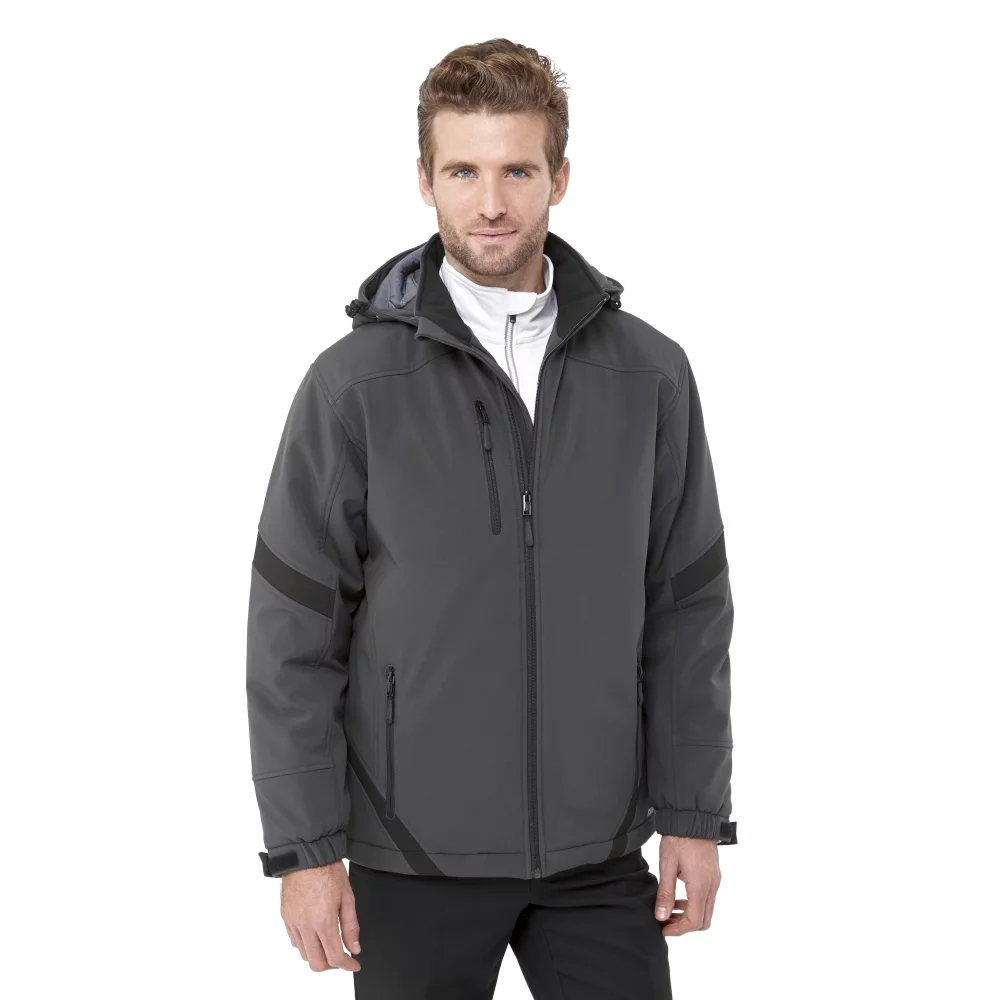 Typhoon Men's Insulated Softshell Jacket w/ Detachable Hood