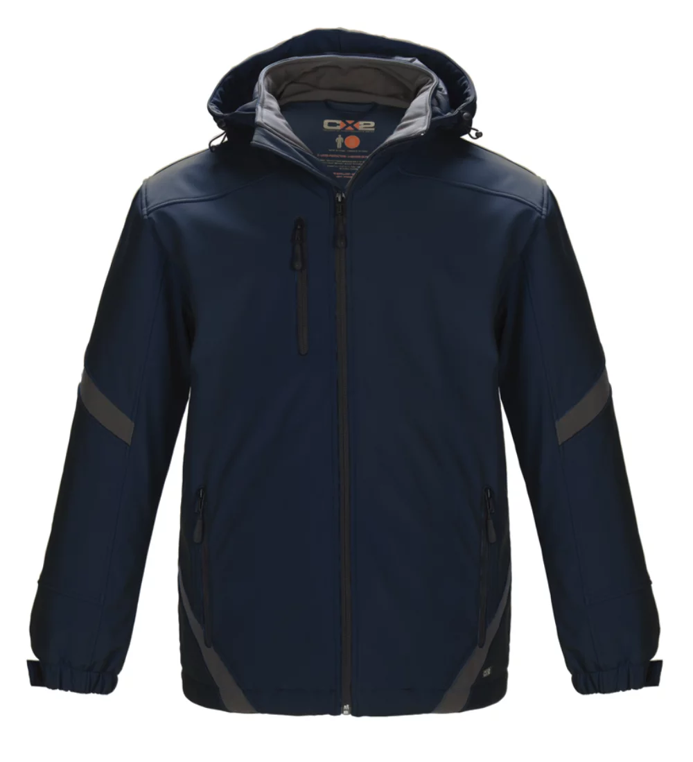 Veste softshell isolée pour homme Typhoon avec capuche détachable