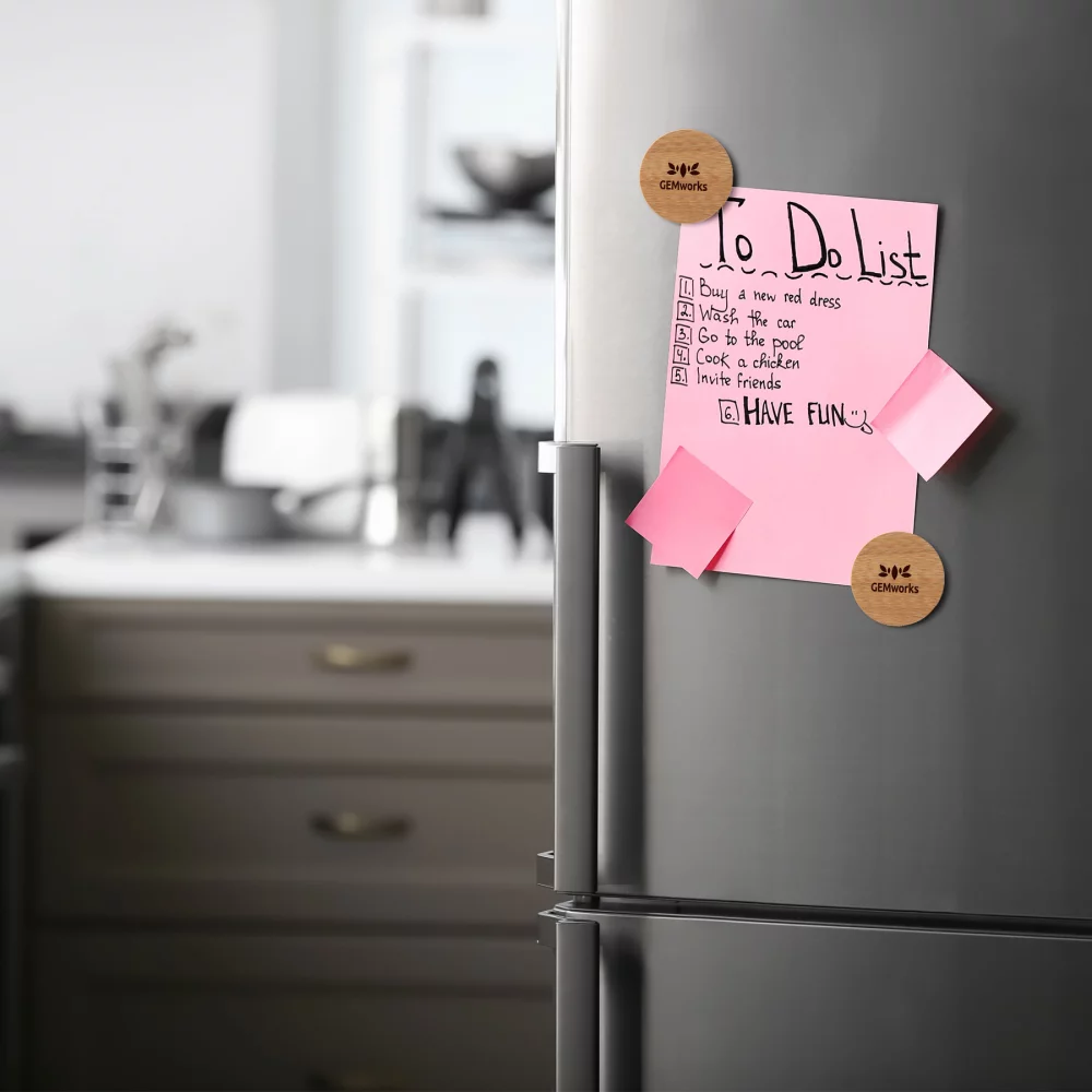 Ouvre-bouteille magnétique en bambou