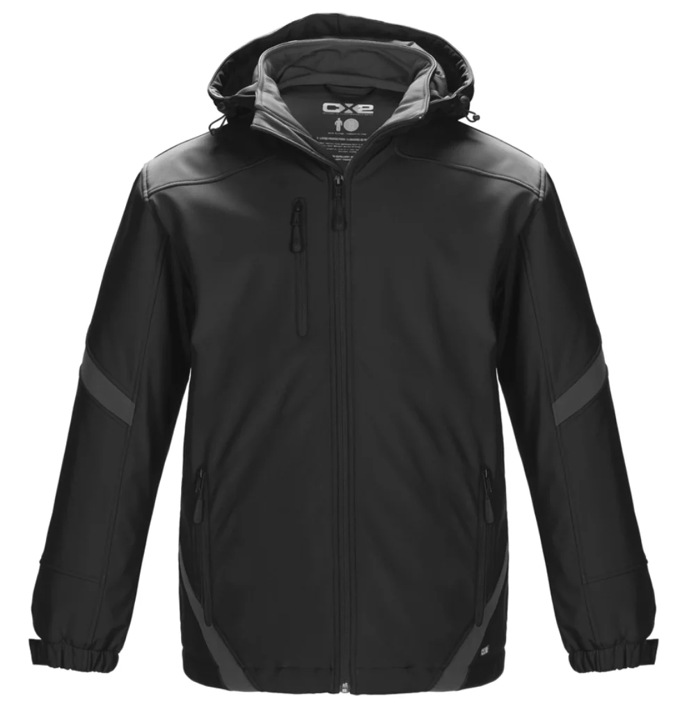 Typhoon Men's Insulated Softshell Jacket w/ Detachable Hood