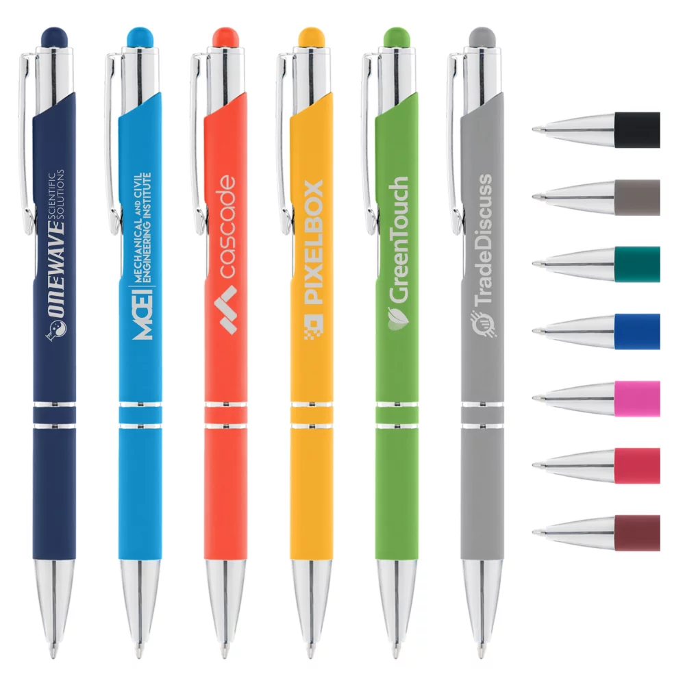 Stylo Tres-Chic Softy avec embout stylet - Laser