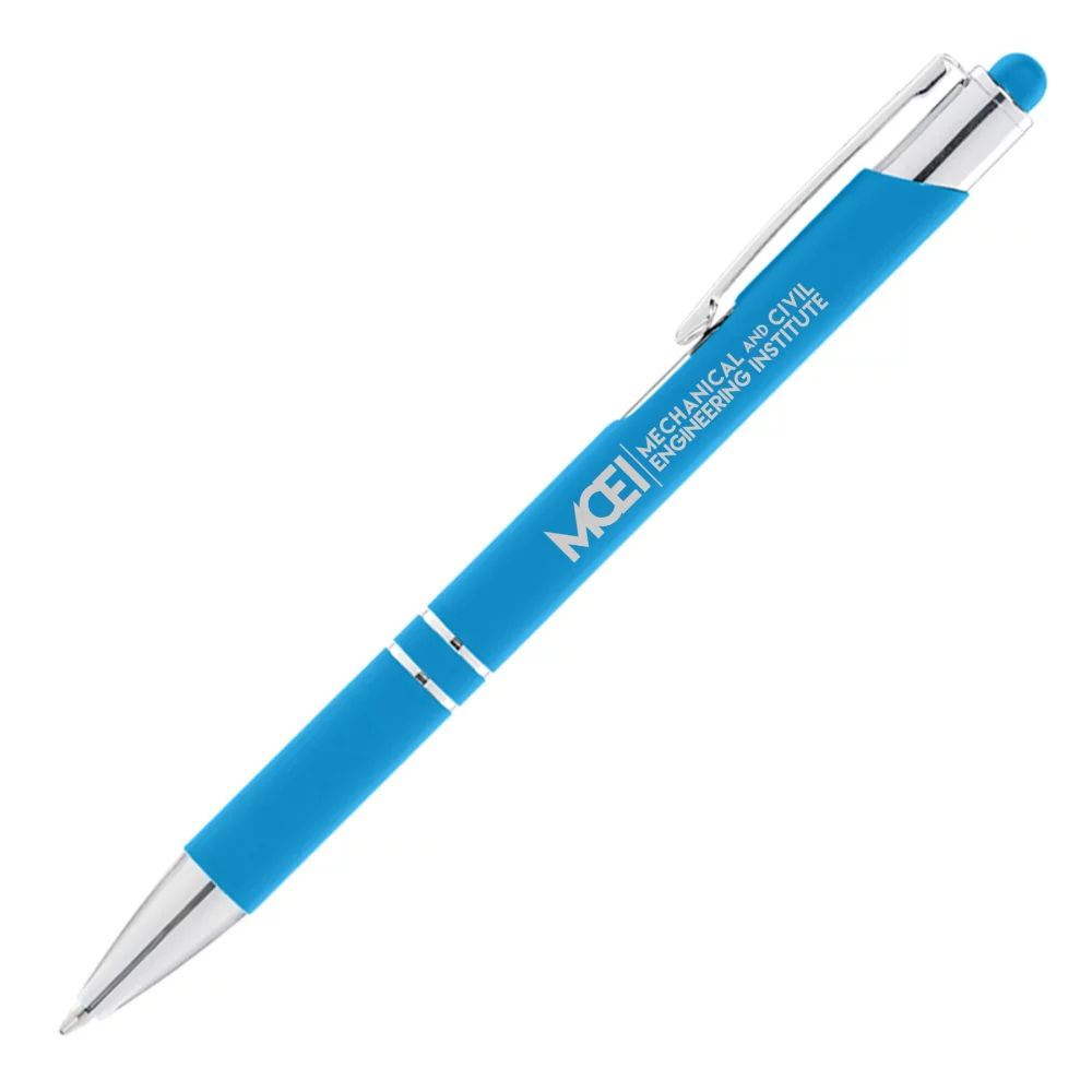 Tres-Chic Softy Pen w/ Stylus Top - Laser