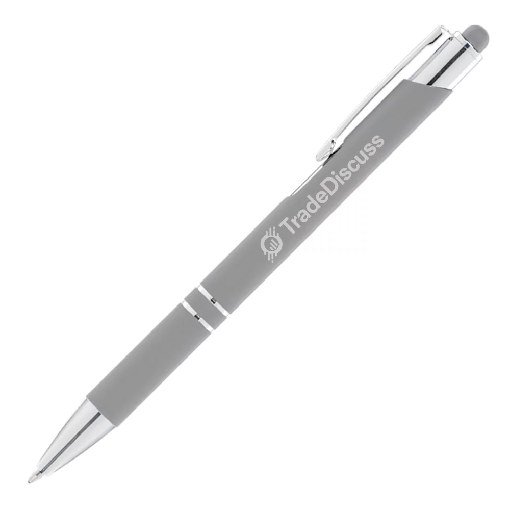 Tres-Chic Softy Pen w/ Stylus Top - Laser