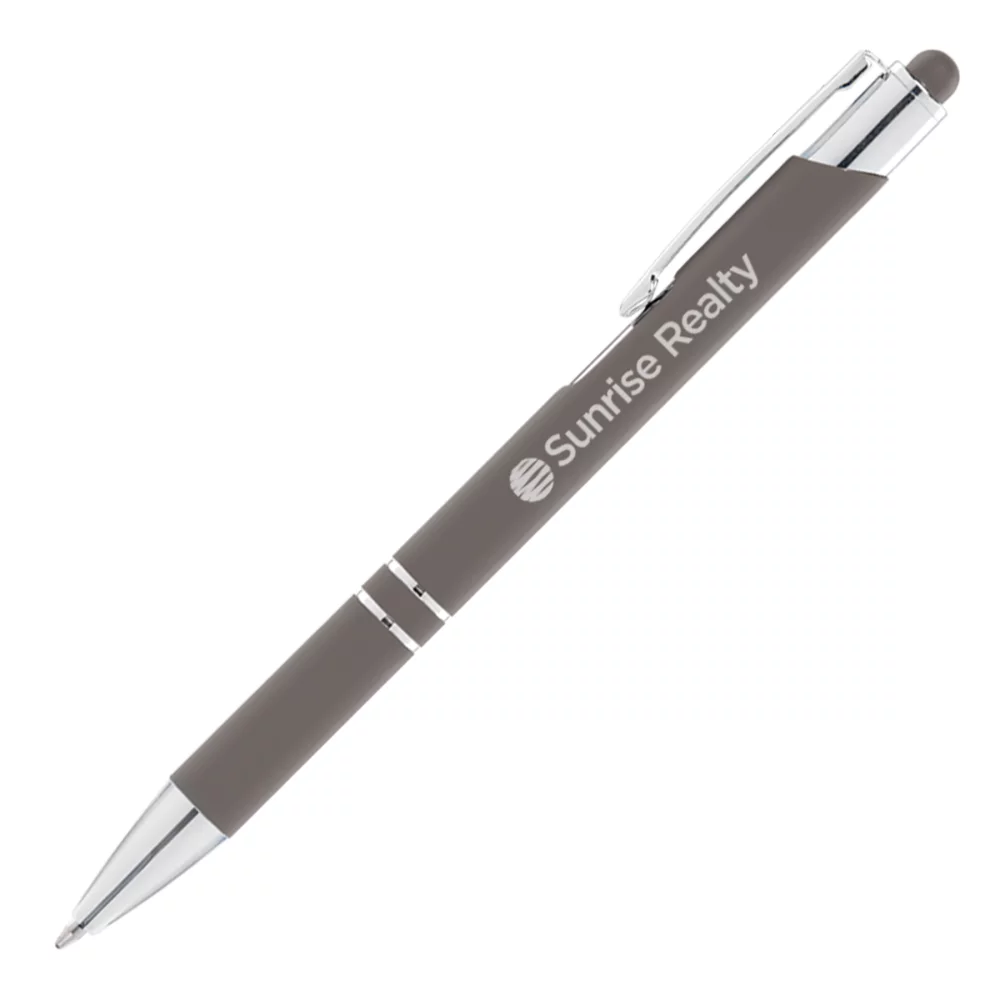 Tres-Chic Softy Pen w/ Stylus Top - Laser