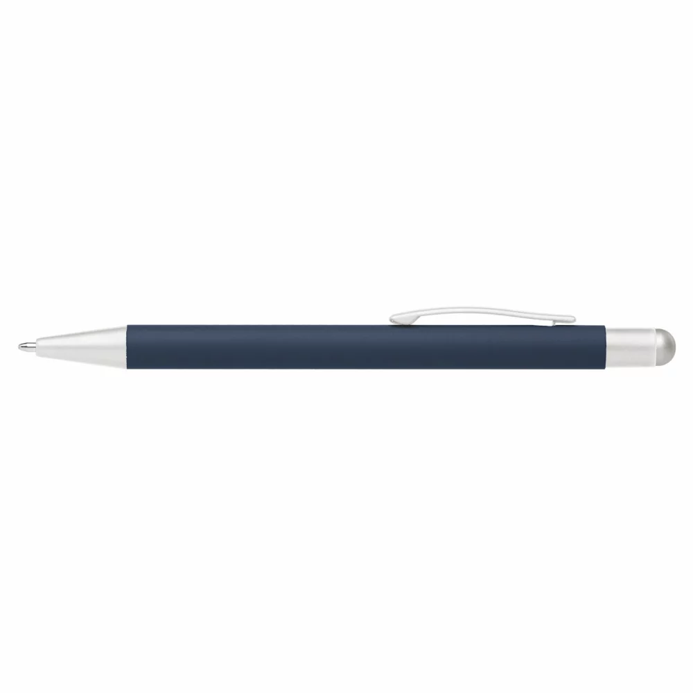 Stylo en métal Bowie Softy Satin avec stylet - couleur pleine