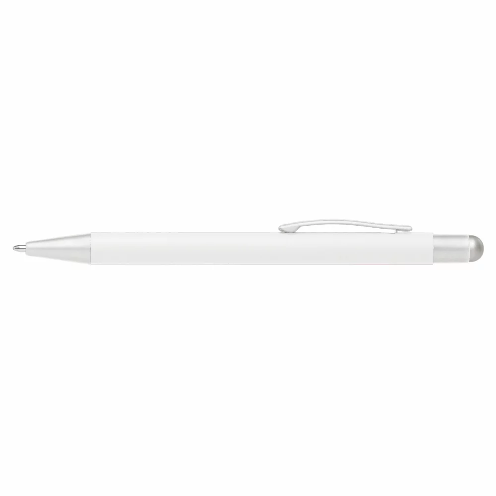 Stylo en métal Bowie Softy Satin avec stylet - couleur pleine