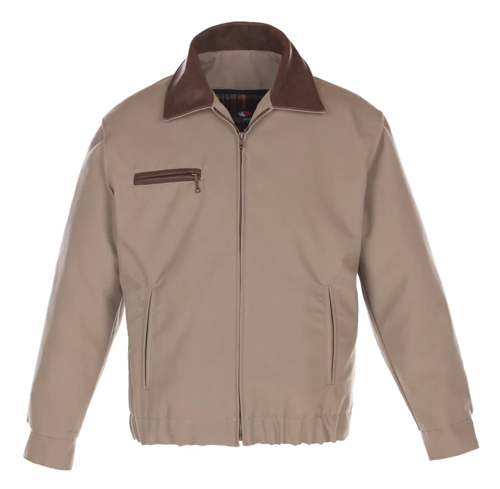 Custom Jacket w/Leather Collar